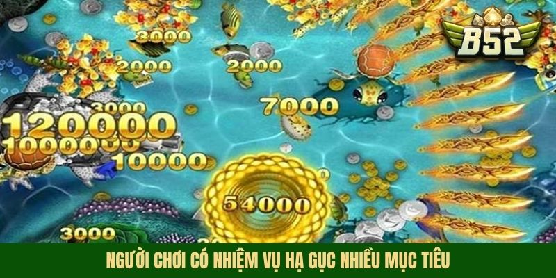 Người chơi có nhiệm vụ hạ gục nhiều mục tiêu