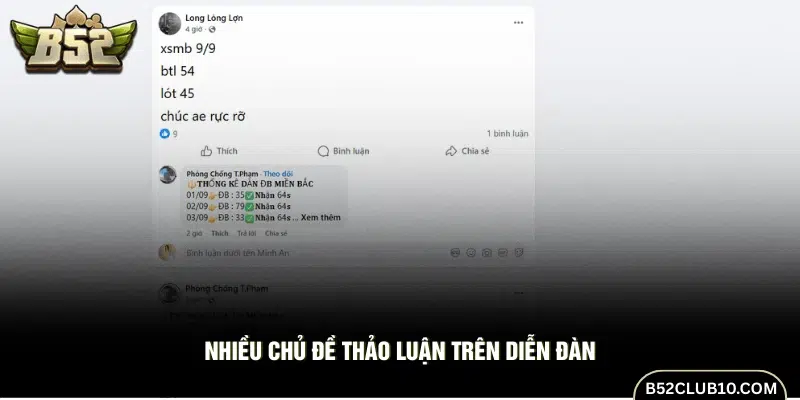 Diễn đàn cung cấp nhiều chủ đề hữu ích